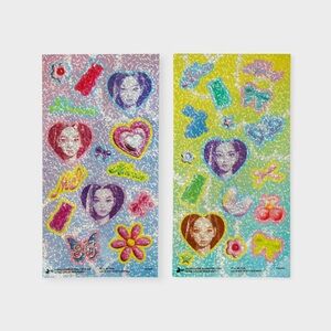 Newjeans Glitter Stickers Set